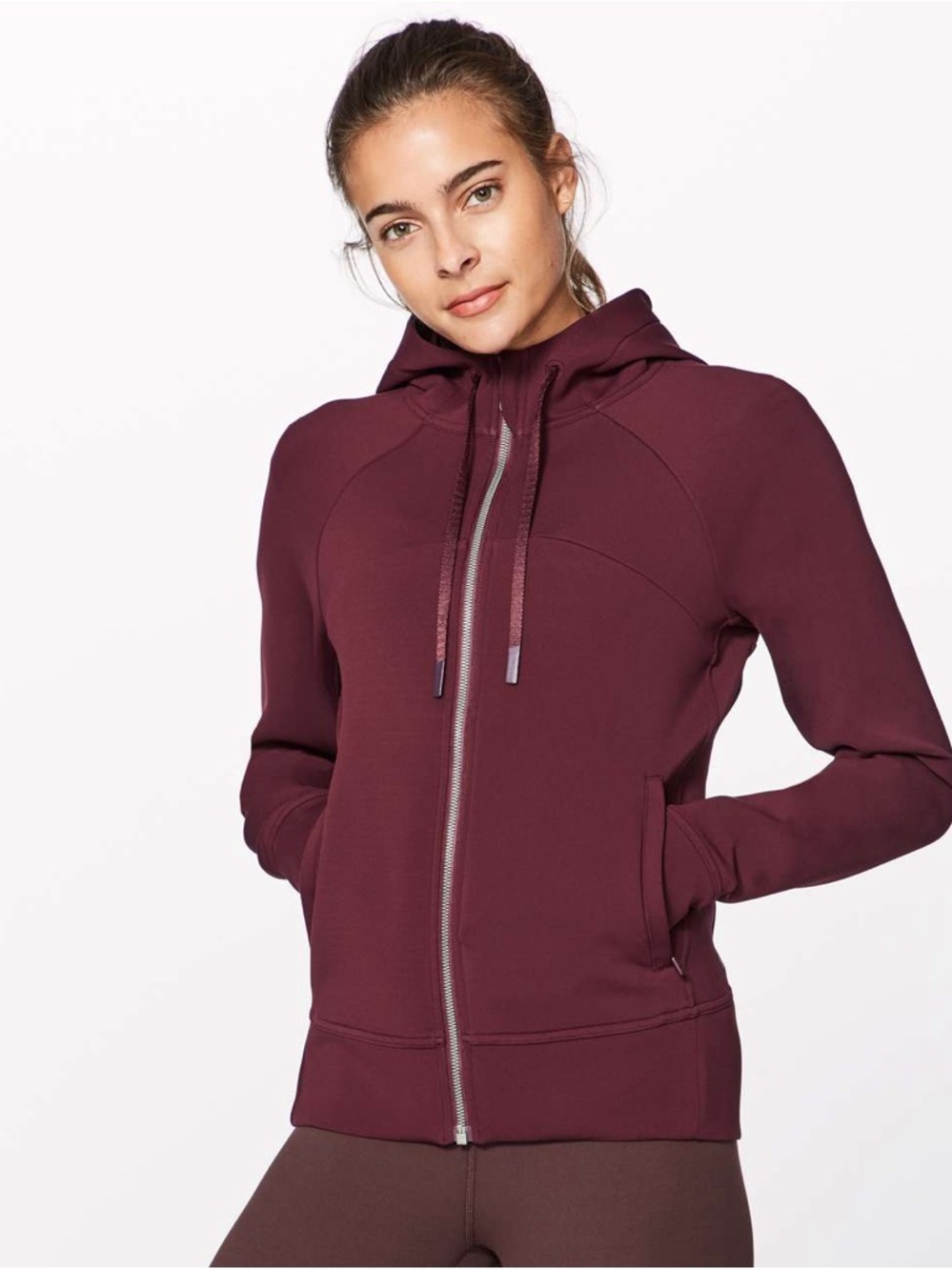 Lululemon Tech Lux Jacket Garnet Sz 8